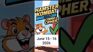 Hamster Kombat GameDev Daily Cipher & Daily Combo June 15 - 16, 2026 Claim Your Rewards!