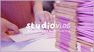 STUDIO VLOG | Packing Lots of orders... and I get sick 🤧| 046