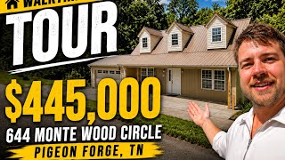 🏡 WALKTHROUGH TOUR | 644 Monte Wood Circle | Pigeon Forge, TN
