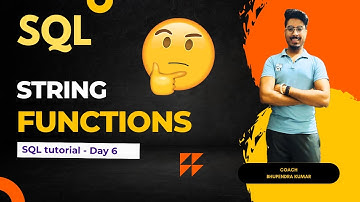 String function in SQL  | SQL tutorial in hindi - day 6