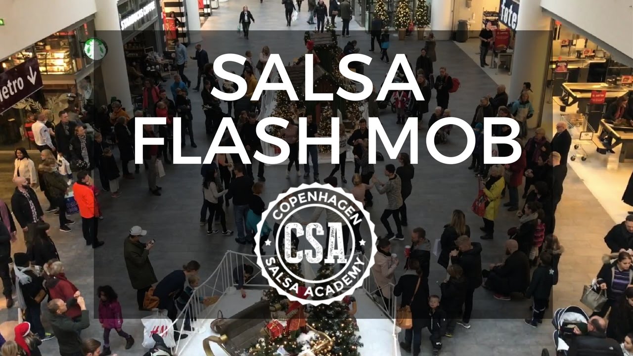 Salsa Rueda Flash Mob Copenhagen   nov 2016