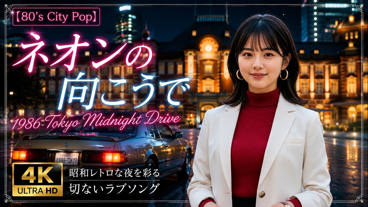 MV】【80's City Pop】ネオンの向こうで｜1986 Tokyo Midnight Drive