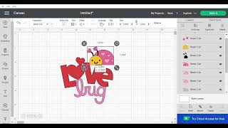 Creating scrapbook titles in cricut design space