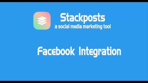 Stackposts - Facebook Integration