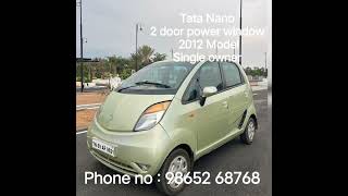 Tata Nano #Single Owner #2012 #usedcars