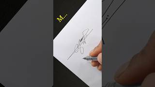 Best M Signature Ideas ✍️ | Simple &amp; Stylish Signature Design #Shorts
