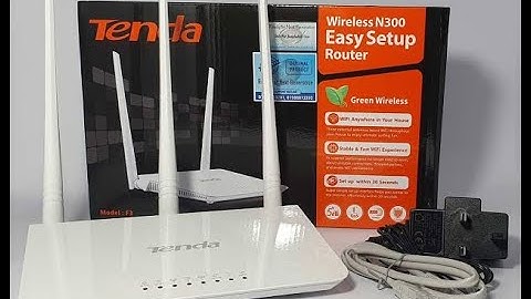 how to change wifi Name and password in Tenda F3 Router