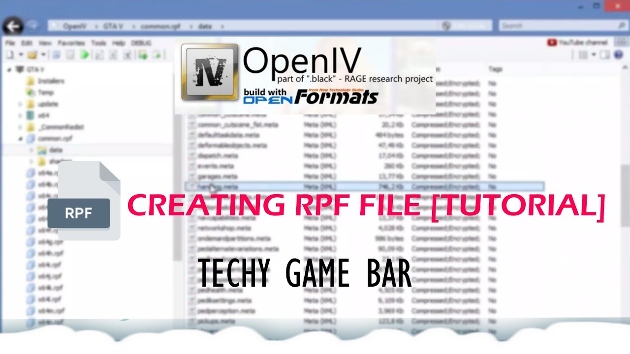 how to edit rpf files gta v pc