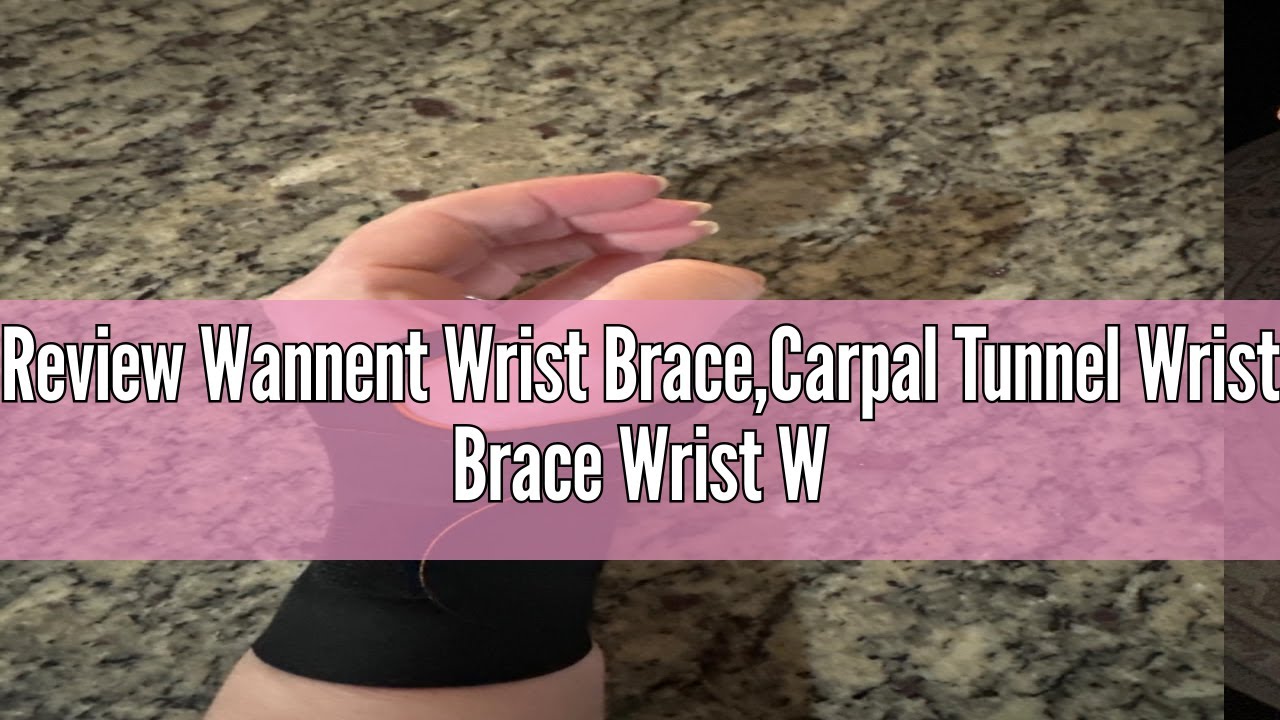 Review Wannent Wrist Brace,Carpal Tunnel Wrist Brace Wrist Wraps Wrist Support Tendonitis Sprains（M-