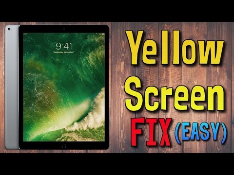 iPad Pro Yellow Screen Problem Fix / Solution