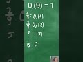 0,(9) = 1 😲 Dowód przez 1/9, 2/9 … 9/9! 🧮 #matematyka #math #numbers #education