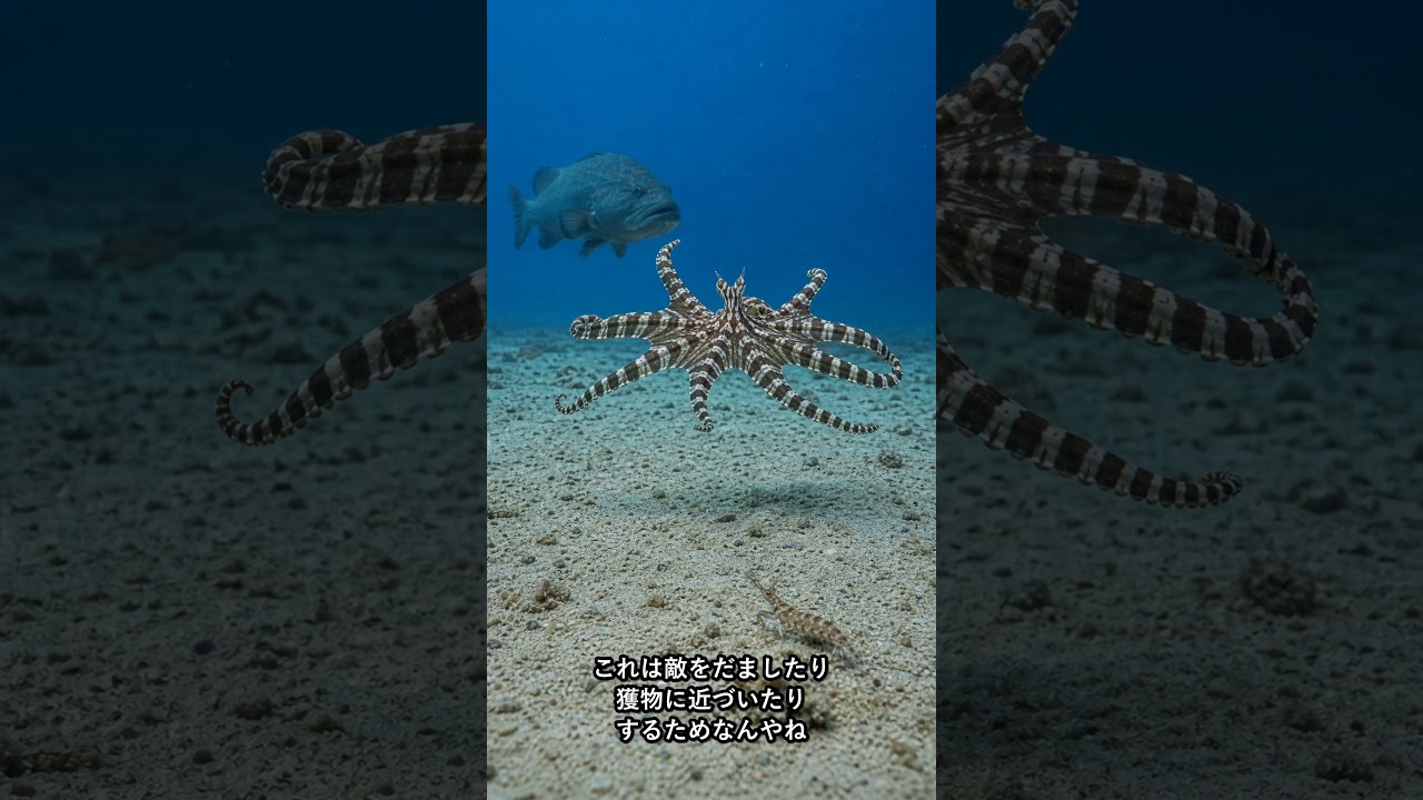 ミミックオクトパス、変装うますぎるタコ