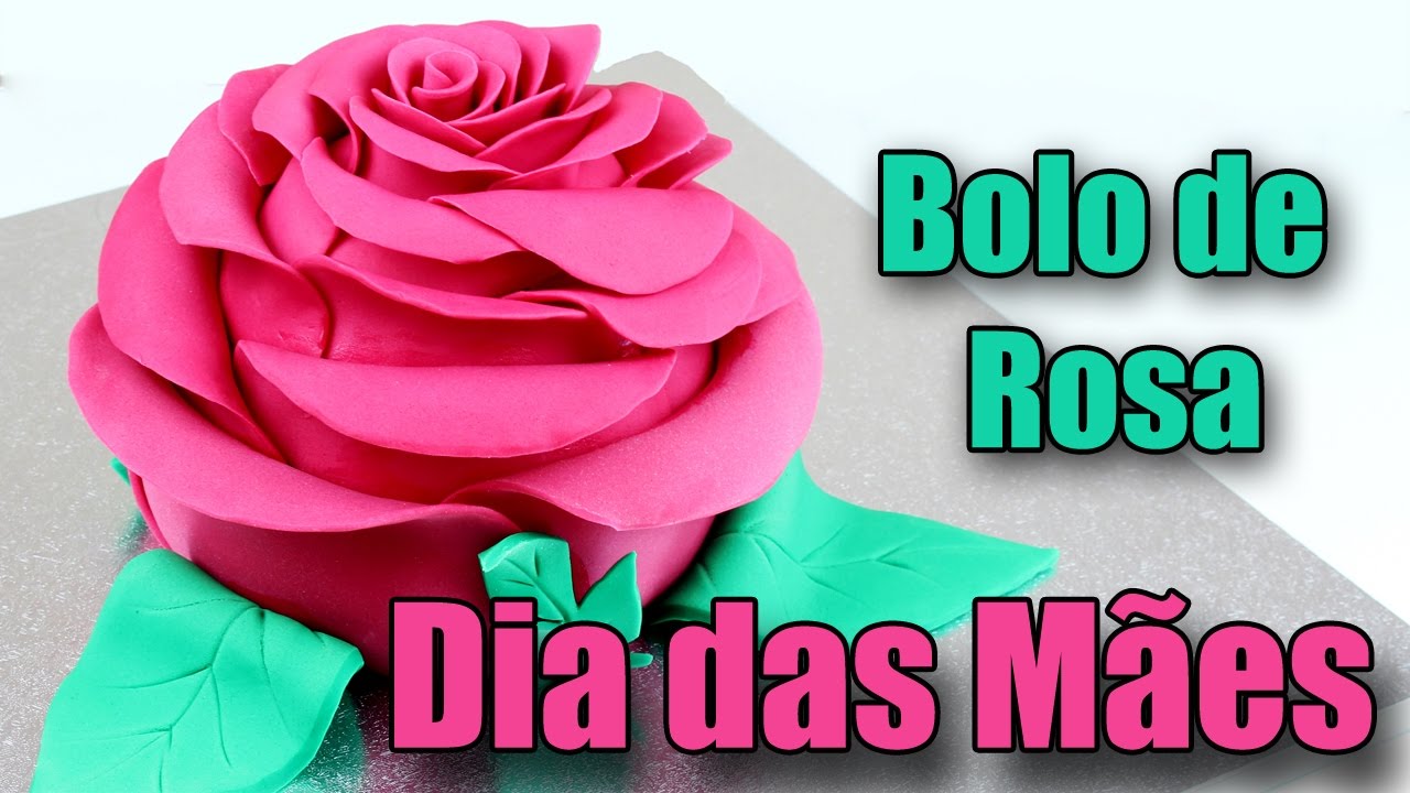 Bolo de Rosa para o Dia das Mães | Como Fazer Bolo de Rosa para o Dia das Mães | Cakepedia