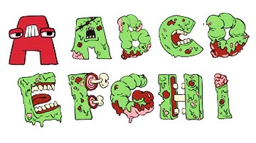 Alphabet Lore But Zombies version (A -Z…) #alphabetlore