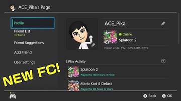 NEW Nintendo Switch Friend Code Exchange