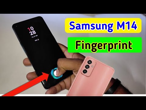 Samsung m14 5g in display fingerprint setting/Samsung m14 fingerprint screen lock/fingerprint sensor