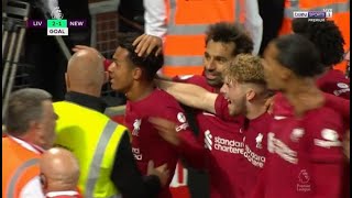 ملخص مباراة ليفربول ونيوكاسل 2-1 الاهداف كاملة هدف +95 تعليق خليل البلوشي مبارة ناارية