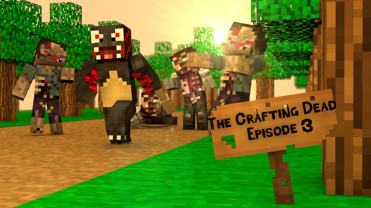 Minecraft Crafting Dead - ATTACKED! (Minecraft Zombie Apocalypse) #3