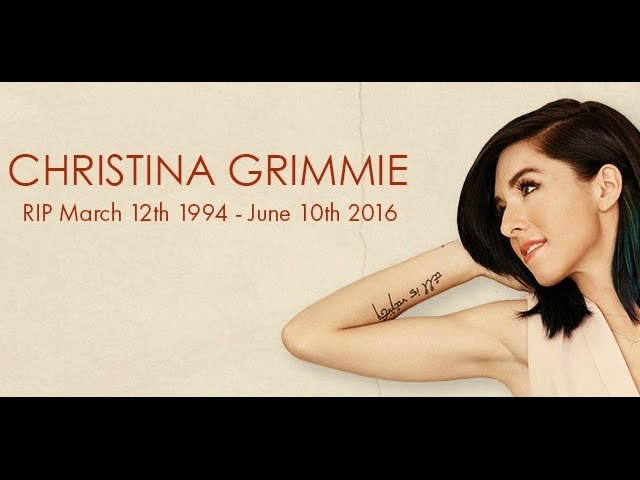 In Loving Memory Of Christina Grimmie | March 12th, 1994 to June 10th,  2016 | We All Love You class=