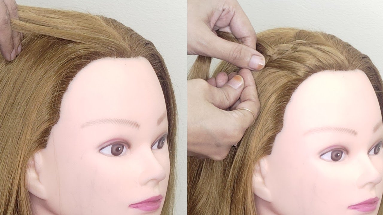 Dutch Braid Hairstyle | Half Up Half Down Dutch Braid | Easy Dutch Braid |