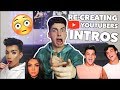 RE-CREATING YOUTUBERS INTROS | Zach Clayton
