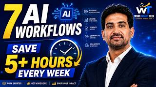7 AI Workflows That Saved Me 5+ Hours Every Week