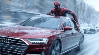 Audi Spider-Man The Funniest Driving Test Ever Spider-Man Fails His Driving Test Epic Car Ad