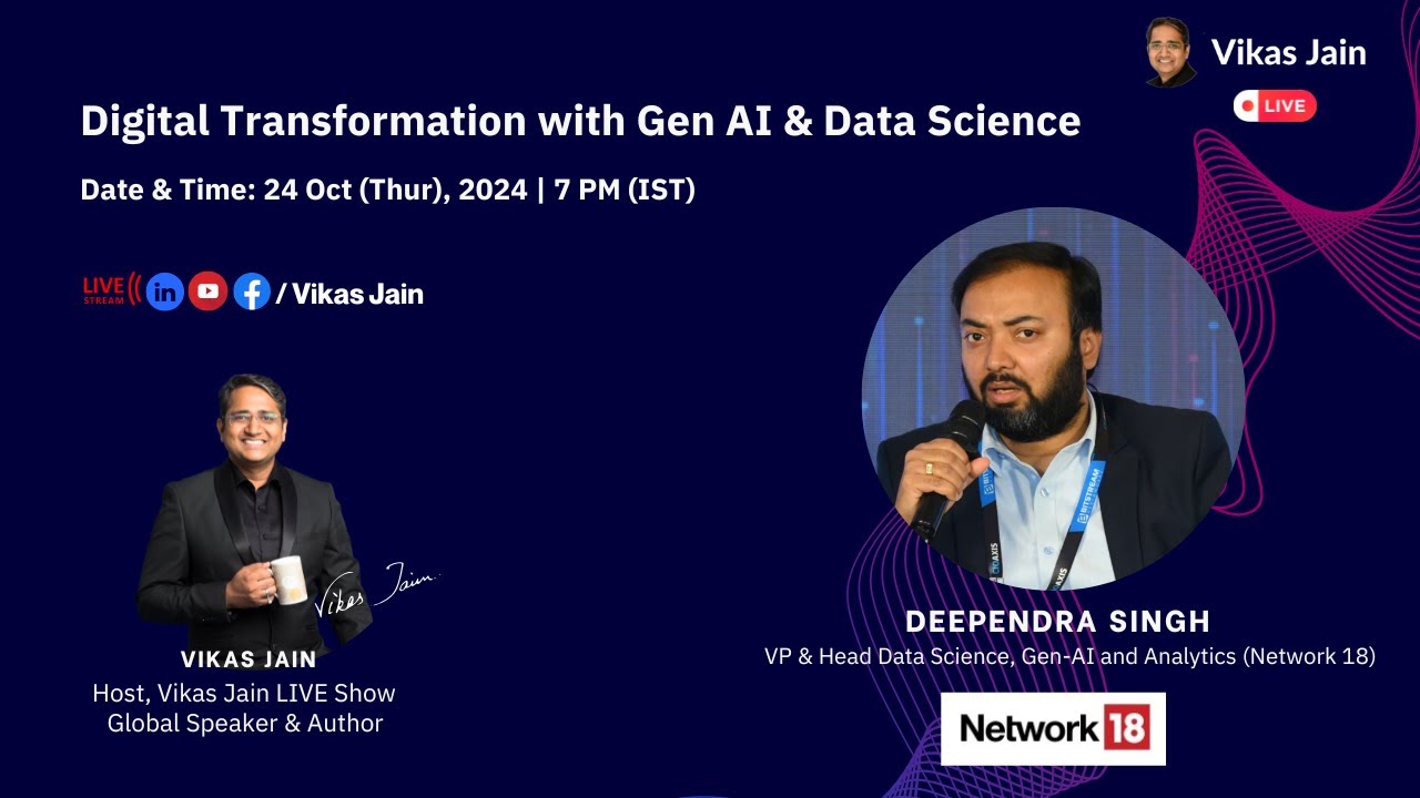 24th Oct - Deependra Singh (Head AI, Data Science Network18) - Gen AI ...