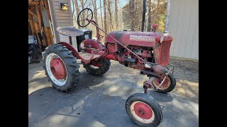 Her First Tractor: 1950 Farmall Cub #113122  WILL IT RUN in under an HOUR?