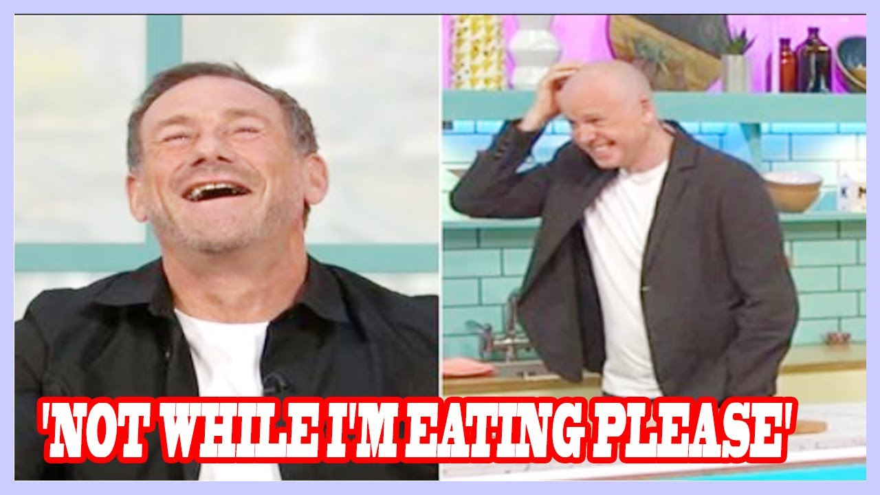 Sunday Brunch host suffers awkward blunder as guest says 'not while I'm eating please'