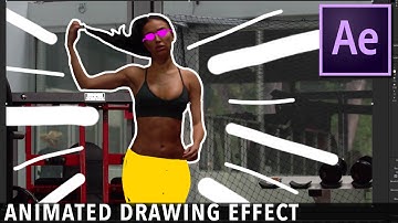 Animated Drawing Music Video Effect Tutorial | After Effects CC 2017