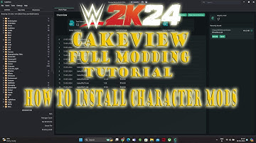 WWE 2K24 Cakeview Full Modding Tutorial || How to Install Character Mods || How to Use Cakeview