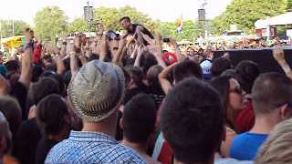 Anti-Flag - Die For The Government @Sziget Festival 2014- #2 stage diving