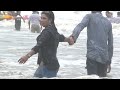 Coxs bazar sea beach  tour of sugandha beach  sea bath activities and beach walk 4k   part 28