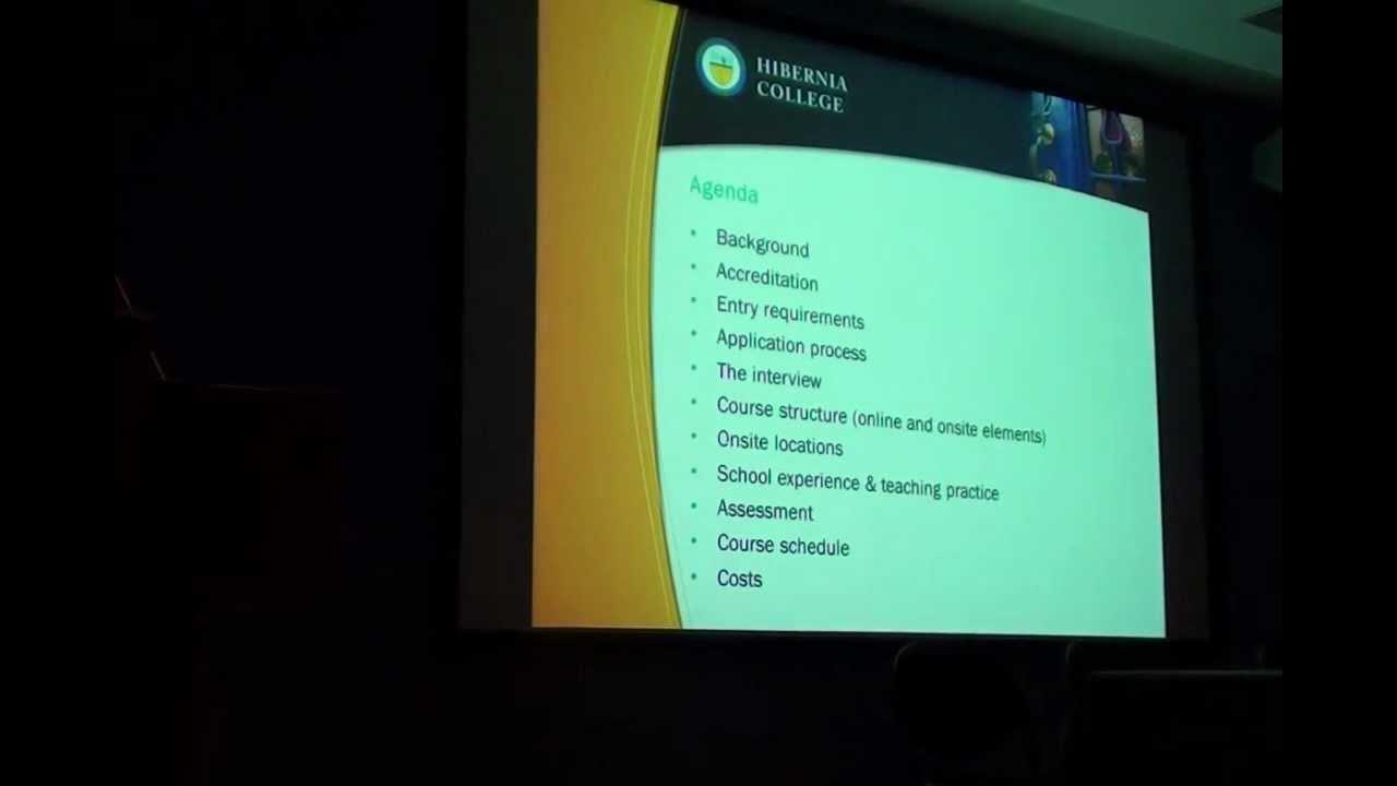 Primary Teaching Hibernia College YouTube