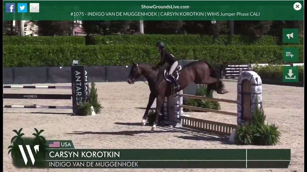 Indigo Van de Muggenhoek & Carsyn Korotkin WIHS Jumper WEF 7, 2026 (5th)