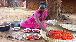 African Village Life\/\/Cooking Most Delicious Village Street Food