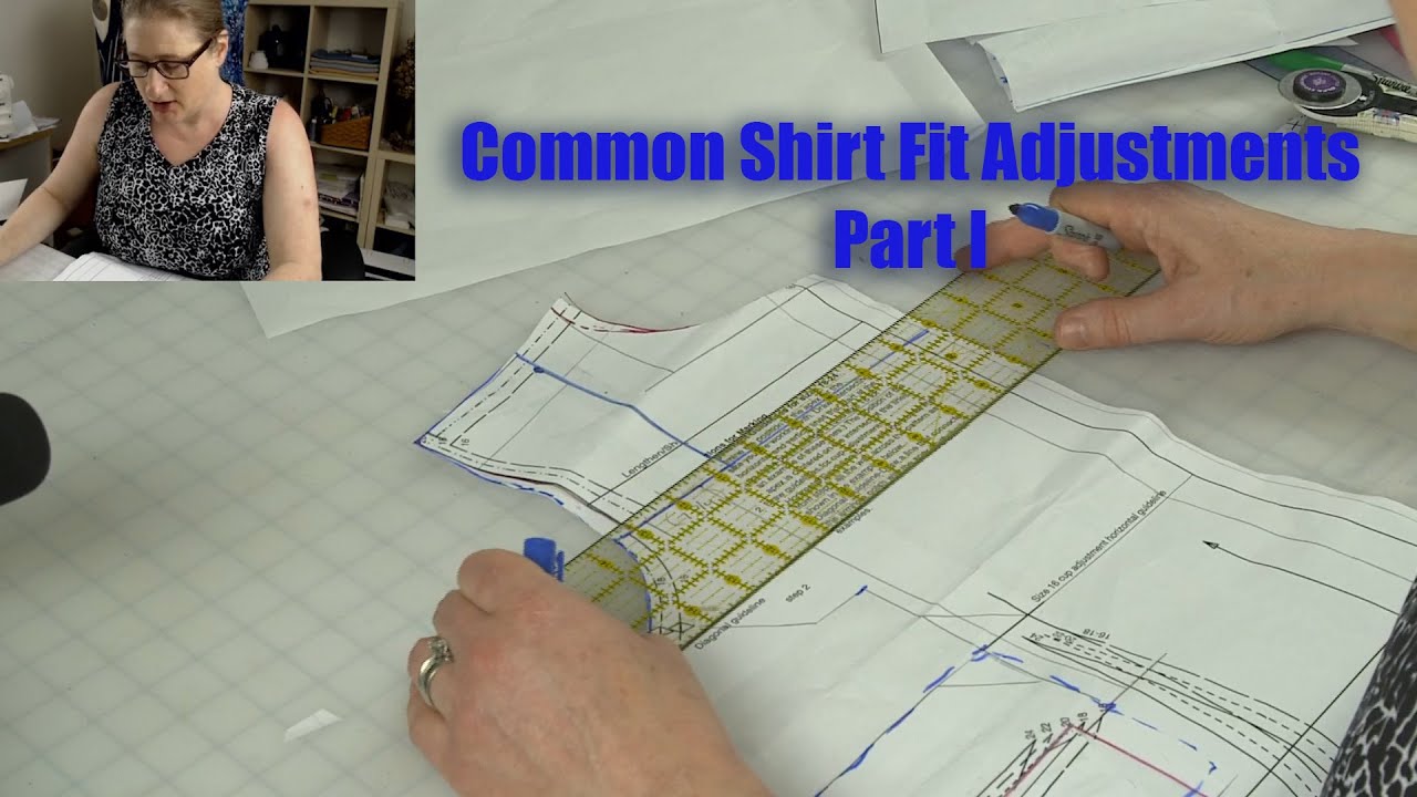 Common Shirt Fitting Adjustments Part 1