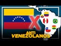 Los 4 pases sudamericanos que no quieren venezolanos