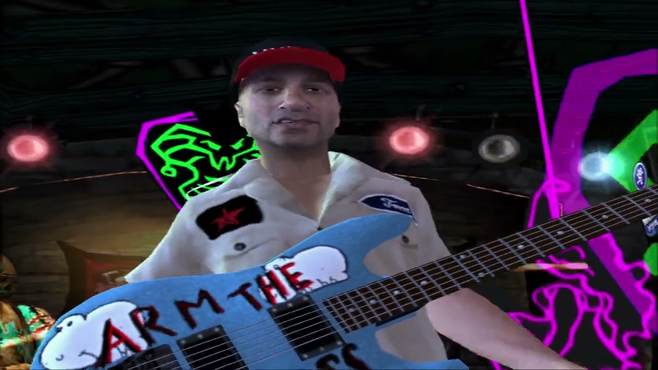 In Guitar Hero 3: Legends Of Rock Tom Morello can be seen doing his iconic  scratch in the background of the scratch part of Bulls On Parade. :  r/GamingDetails