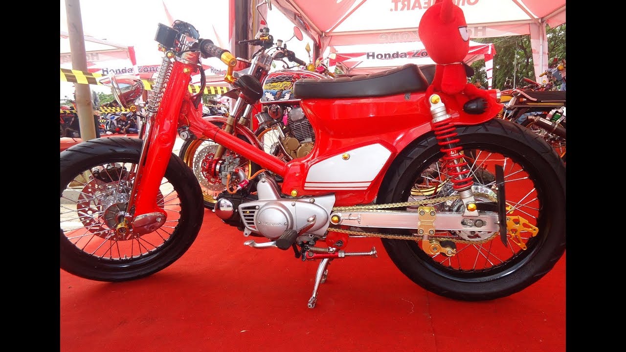 Modif Street Cub Contest Honda C70 Shock Springer YouTube