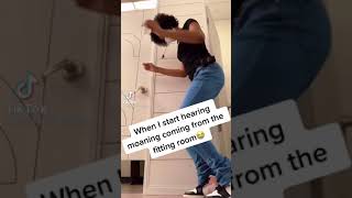 When There’s Moaning In The Fitting Room 😳 | TikTok Trends Resimi
