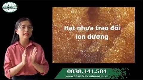 Quá trình trao đổi ion của hạt nhựa làm mềm nước