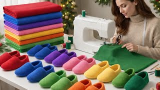 Easy DIY Slippers You’ll Love to Wear | No Pattern !