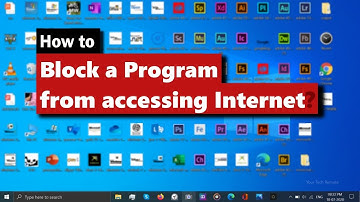 How to Block a Program from accessing Internet in Windows 10 | Windows Firewall