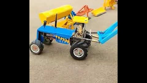 diy tractor tree planting machine science project | post hole digger machine | @Mini Creative