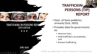 Substance Use Disorder Education: Human Trafficking  Medical Response