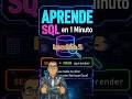 Aprende #sql en 1 minuto - Hacer consultas en la base de datos. #mysql #aprendesql #tech #neodato