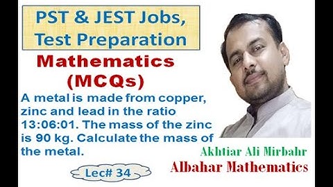 PST & JEST Jobs Test Preparation, Basic Math