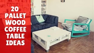 Use pallets and make the perfect coffee table to fit your home and your budget, There are many easy things you can build yourself ...